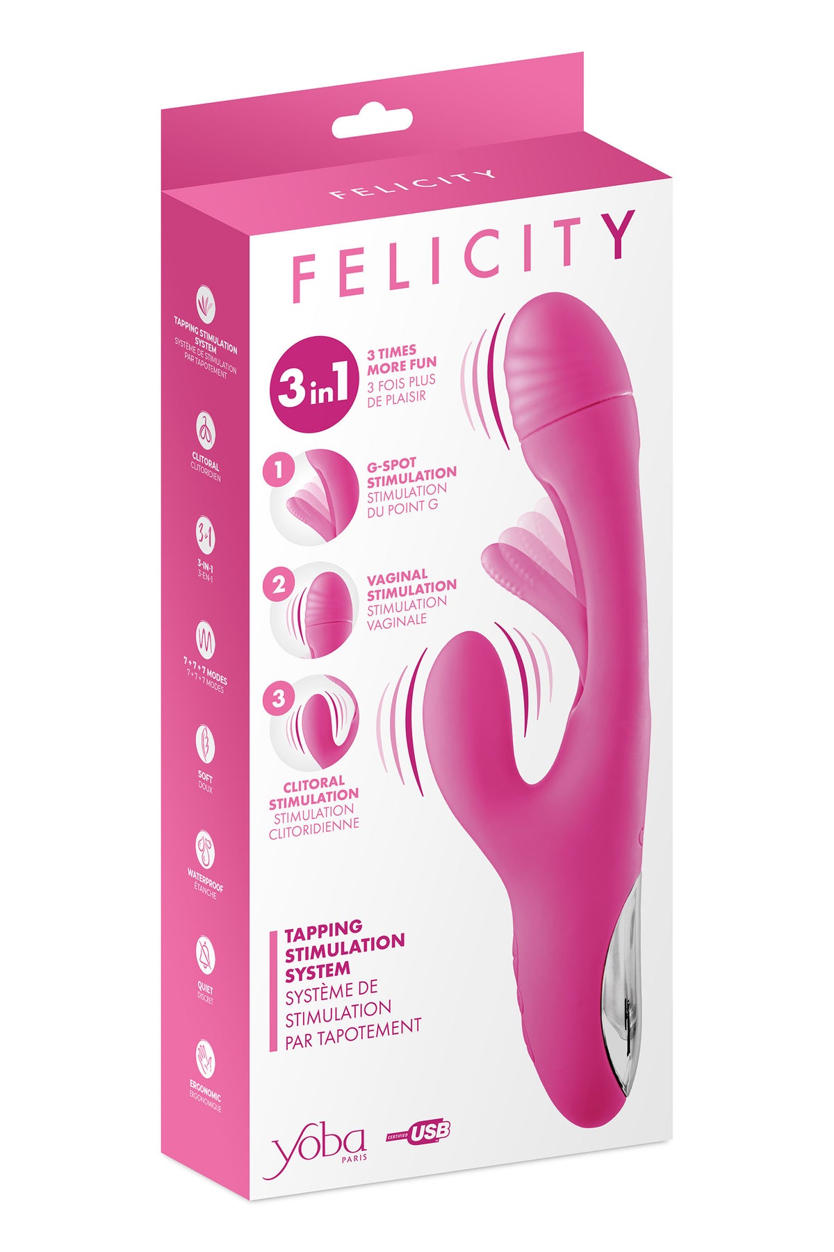 Yoba Felicity — Vibromasseur rabbit point G