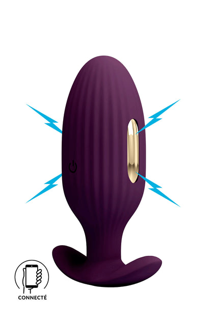 Pretty Love Jefferson — Plug anal vibrant connecté avec électrostimulation | Peau de Satin