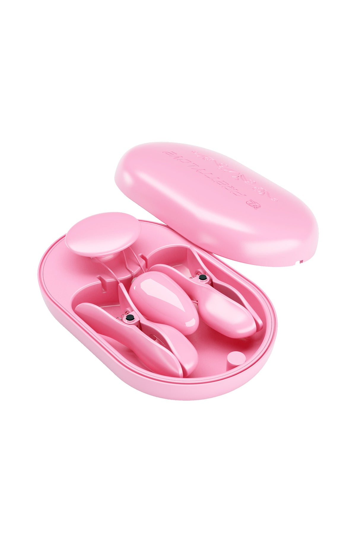 Pretty Love Surprise Box — Œuf vibrant et pinces électrostimulantes