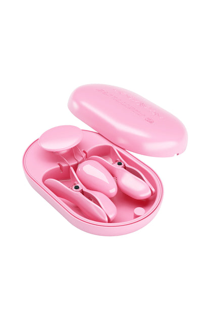 Pretty Love Surprise Box — Œuf vibrant et pinces électrostimulantes