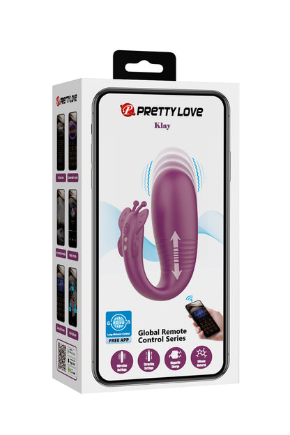 Pretty Love Klay — Œuf vibrant connecté à va-et-vient