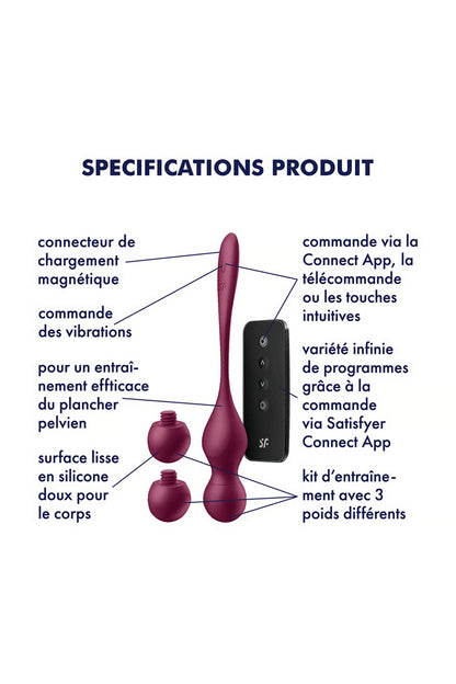 Satisfyer Love Birds Vary App — Rouge