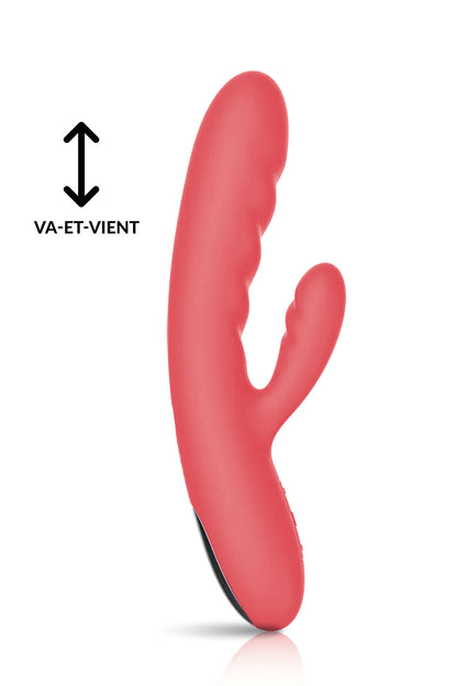 Svakom Avery — Vibromasseur rabbit à va-et-vient – vue 6 | Peau de Satin