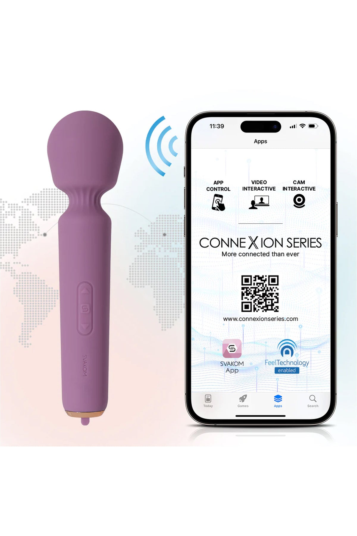 Svakom Emma Neo — Mini vibromasseur wand connecté