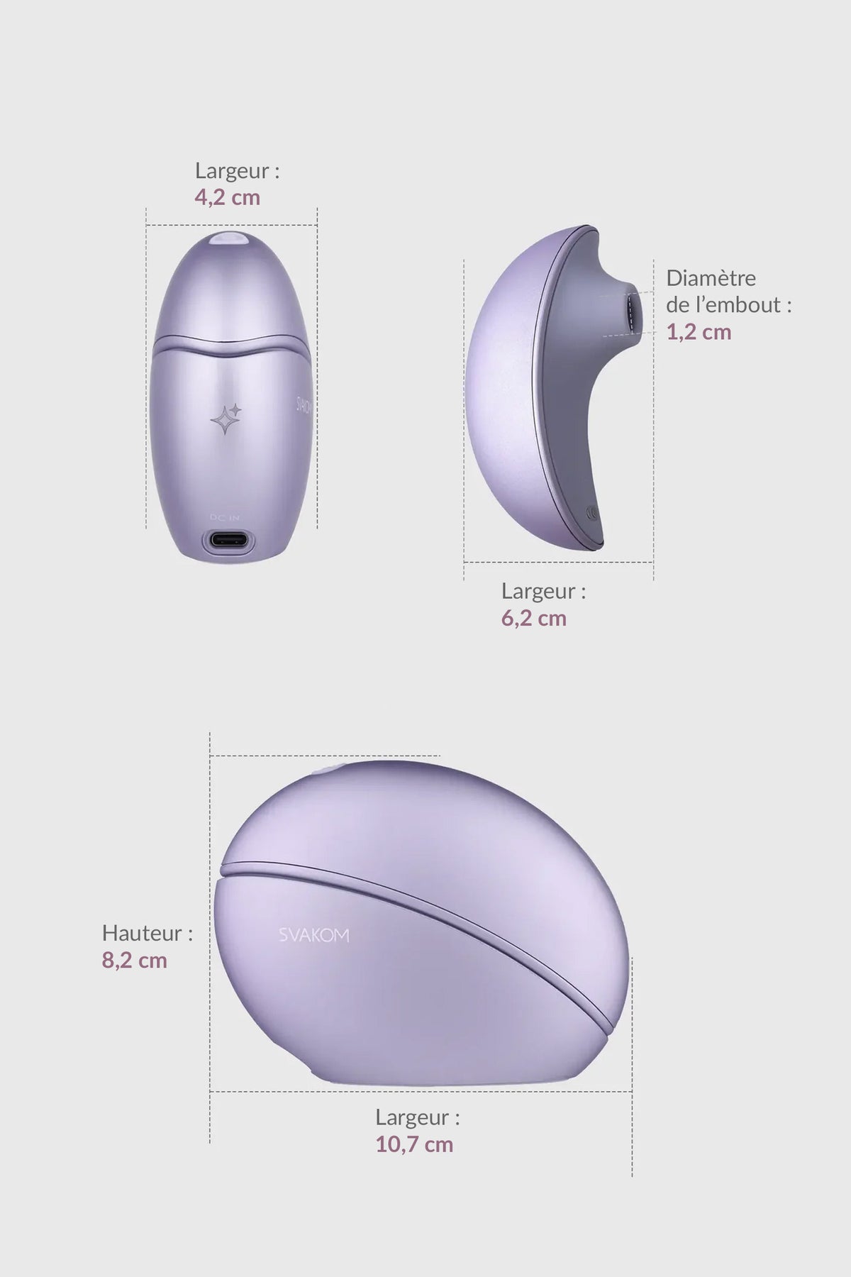 Svakom Pulse Galaxie — Stimulateur clitoridien à air pulsé