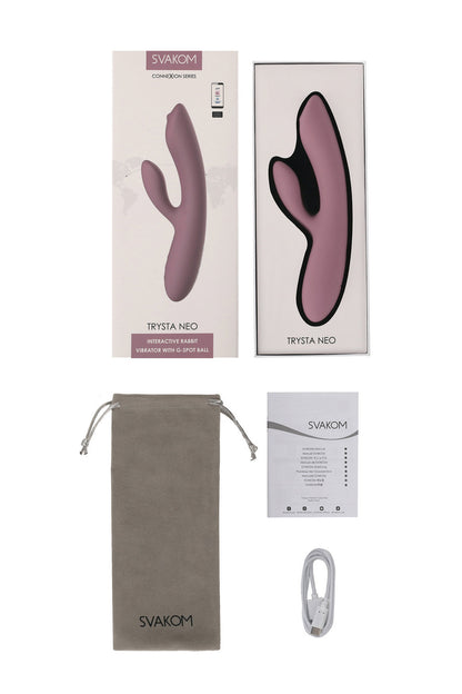 Svakom Trysta Neo — Vibromasseur rabbit point G connecté