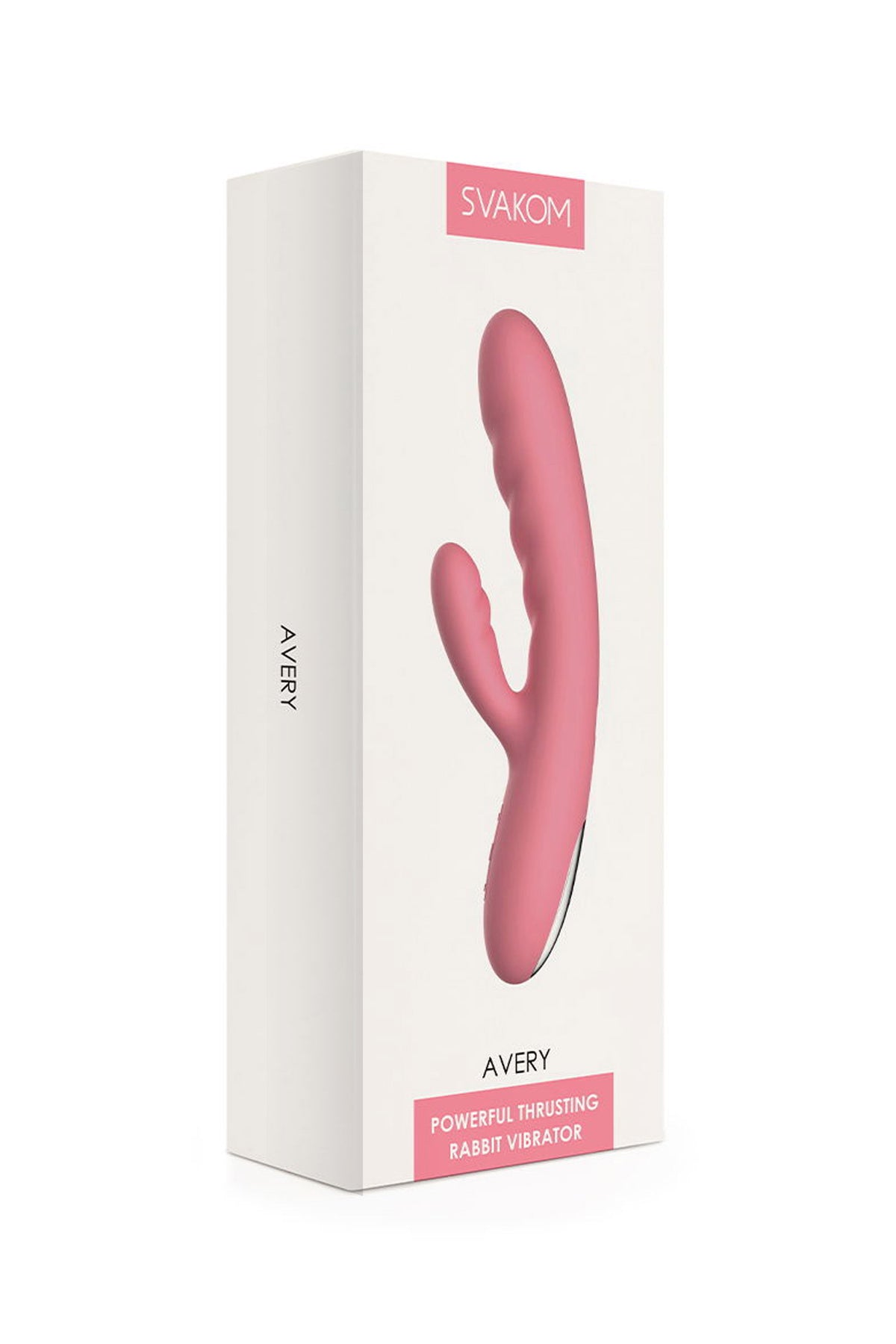 Svakom Avery — Vibromasseur rabbit à va-et-vient – vue 5 | Peau de Satin