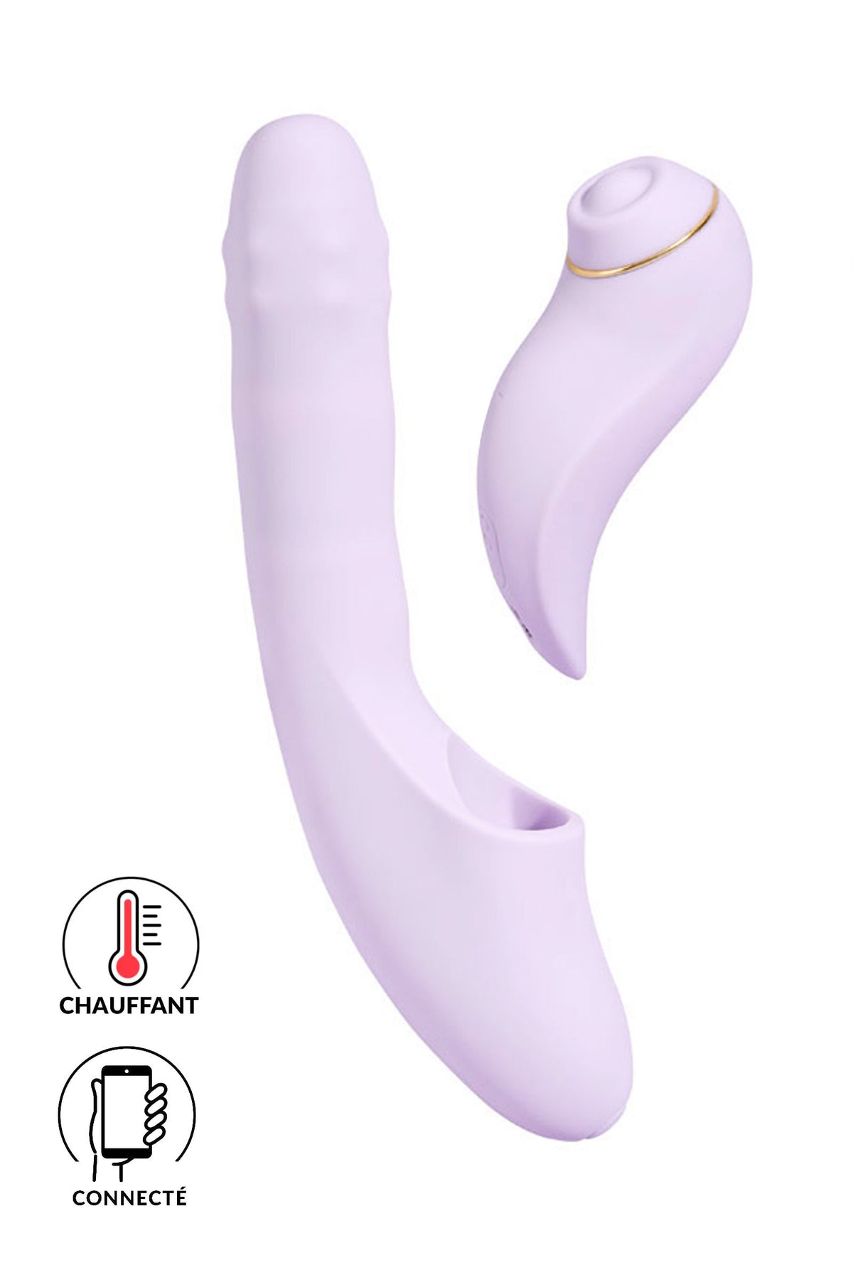 Svakom DuoGlow — Rabbit 5-en-1 connecté et détachable