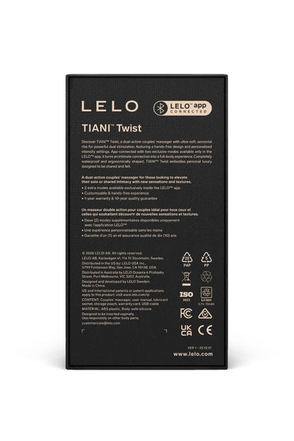 LELO Tiani Twist - Vibromasseur de couple connecté
