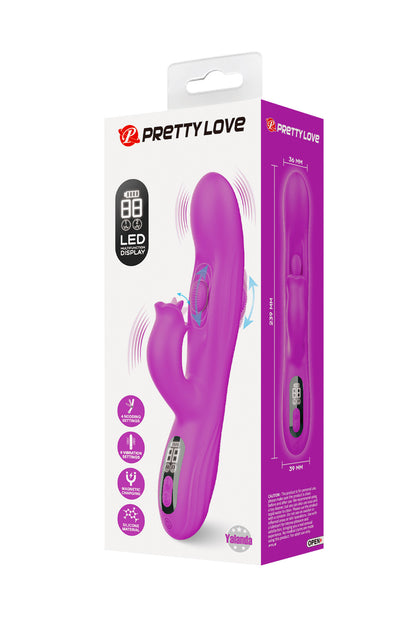 Pretty Love Yalanda — Vibromasseur rabbit oscillant