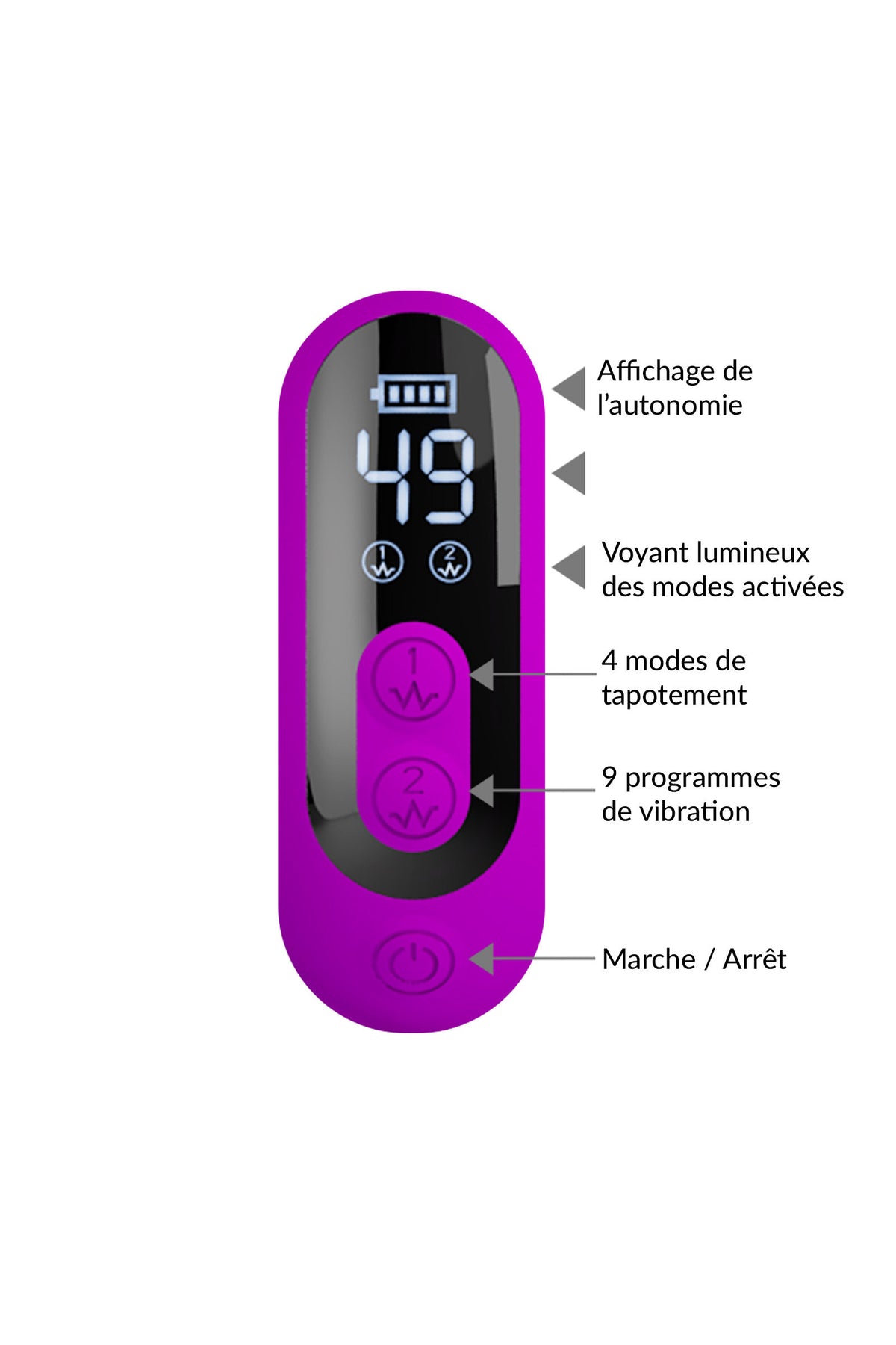 Pretty Love Yalanda — Vibromasseur rabbit oscillant