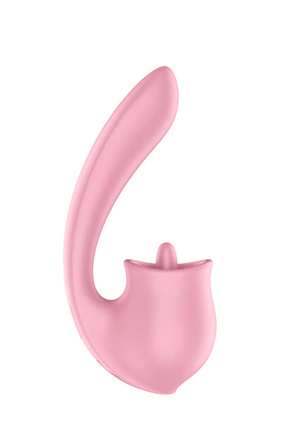 Satisfyer Tongue Genius - Rabbit avec langue vibrante