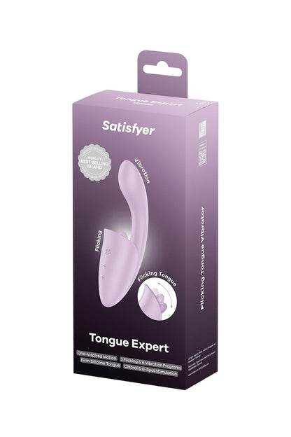 Satisfyer Tongue Expert - Vibromasseur rabbit avec langue