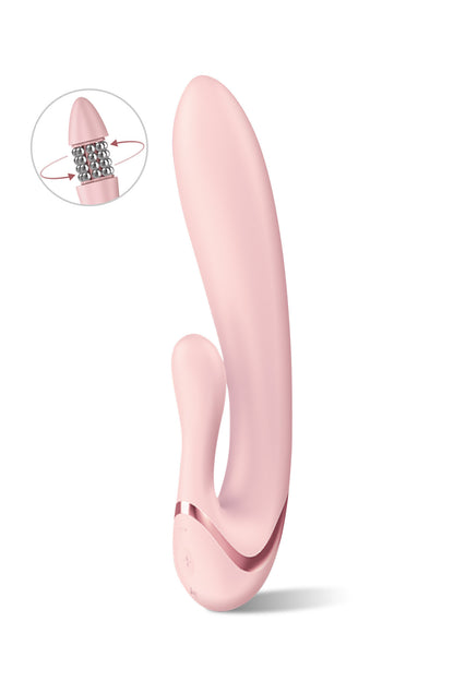 Satisfyer Pearl Bunny 3 - Sextoy rabbit à perles rotatives