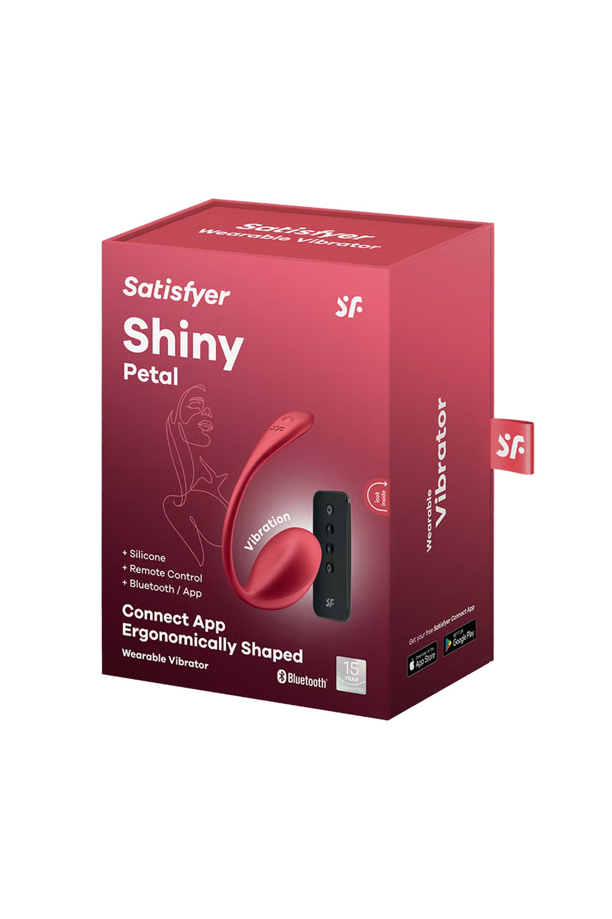 Satisfyer Shiny Petal - Œuf vibrant connecté