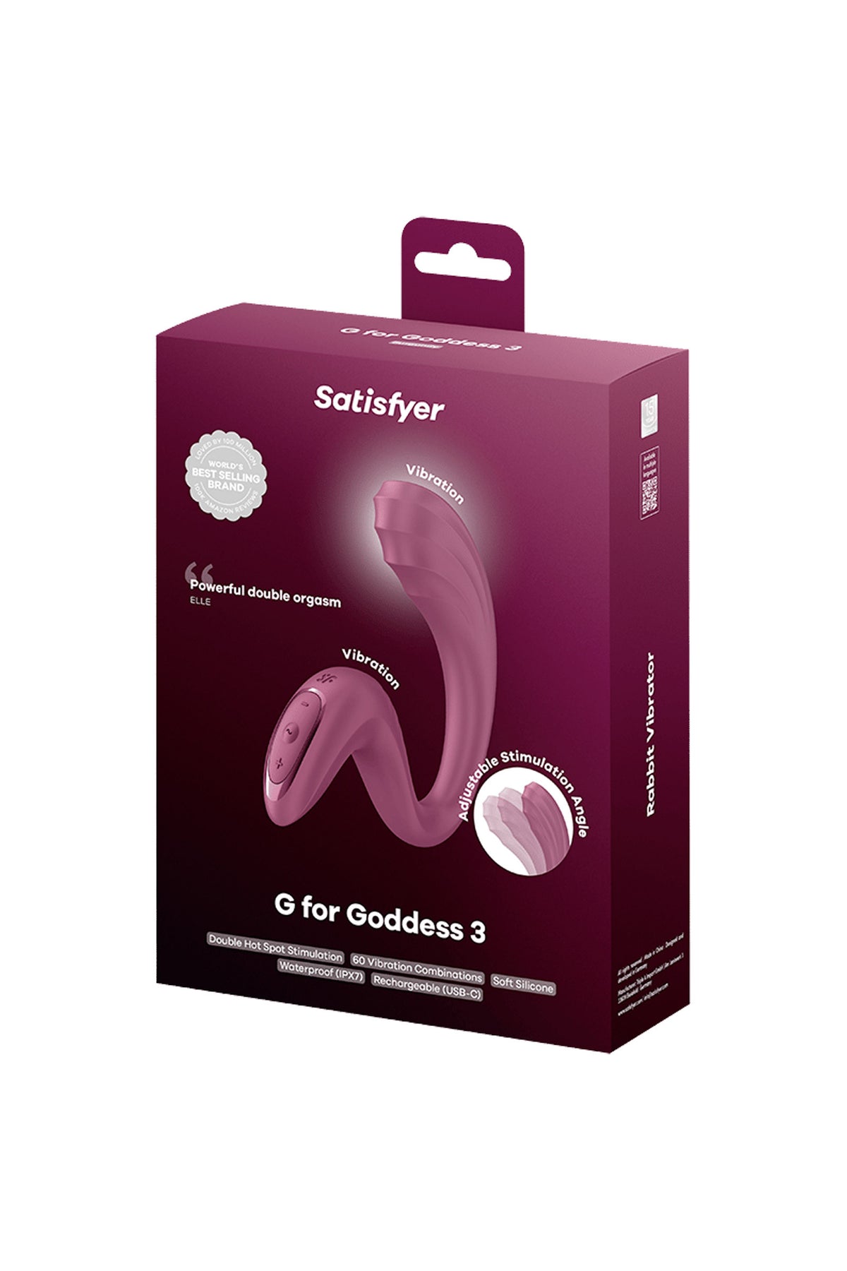 Satisfyer G for Goddess 3 - Vibromasseur rabbit
