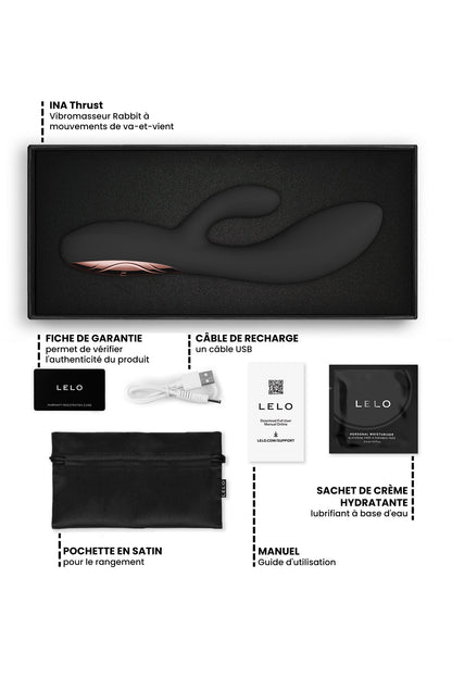 LELO INA™ Thrust - Vibromasseur rabbit va-et-vient