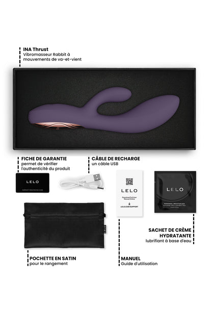 LELO INA™ Thrust - Vibromasseur rabbit va-et-vient