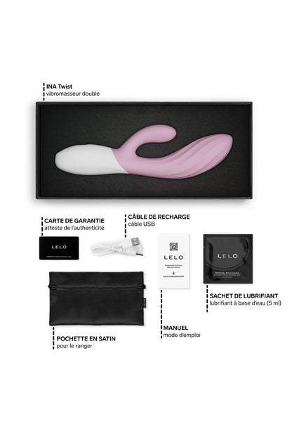 LELO INA™ Twist - Vibromasseur rabbit point G