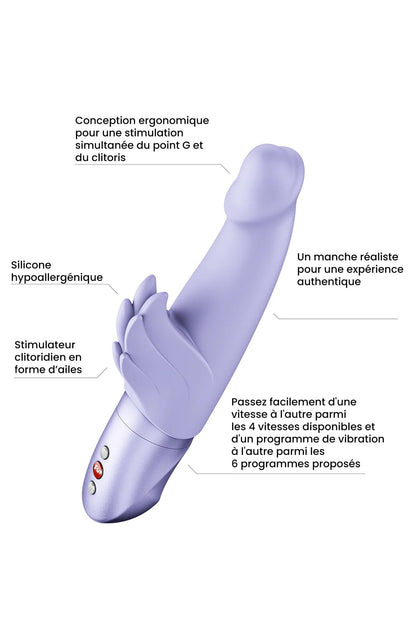 Wicked Angel - Vibromasseur ange piles + charge – vue 4 | Peau de Satin