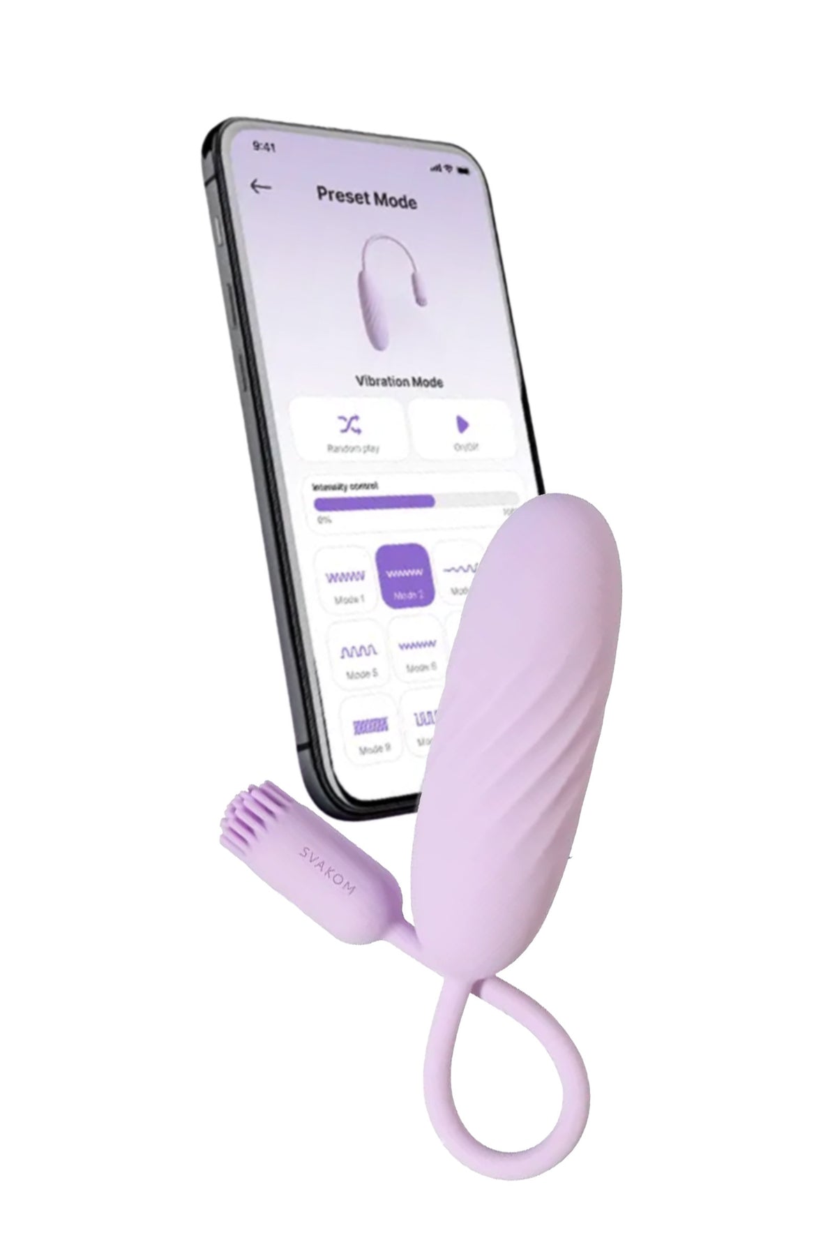 Svakom Plume — Œuf vibrant connecté et stimulateur sensoriel