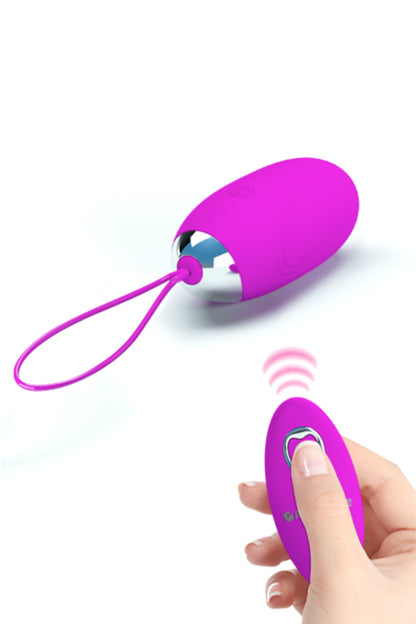Pretty Love Jenny — Œuf vibrant rechargeable avec télécommande