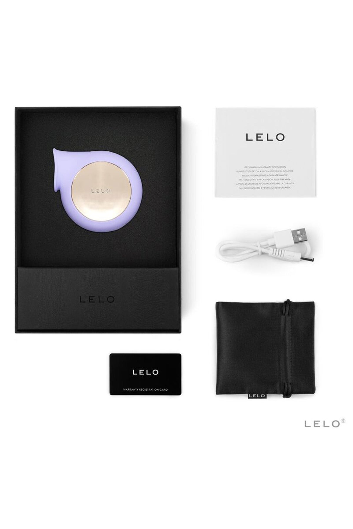 LELO Sila — Stimulateur clitoridien lilas – vue 3 | Peau de Satin