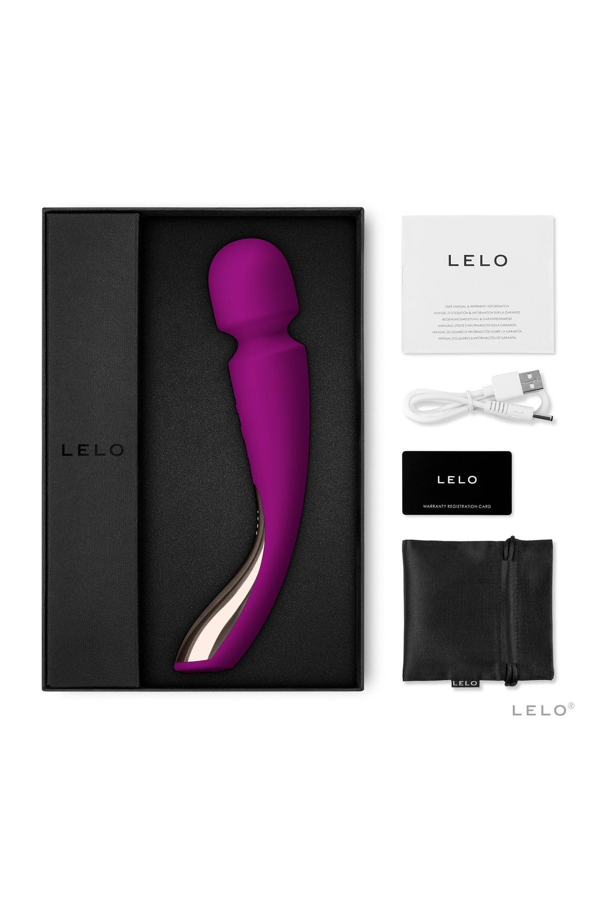 LELO Smart Wand™ 2 Medium — Vibromasseur wand 21 cm