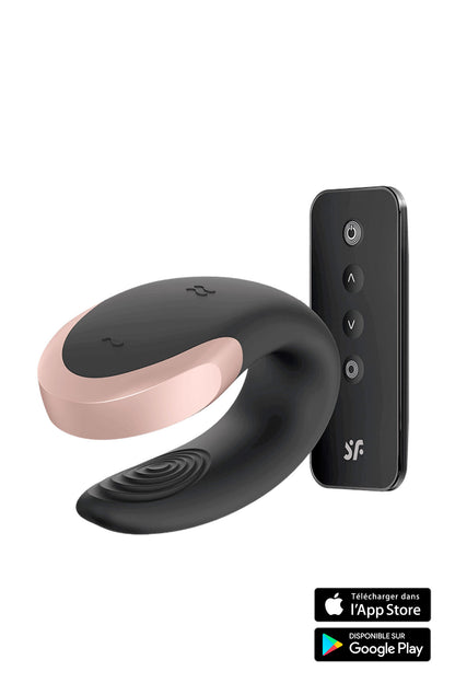 Satisfyer Double Love - Vibromasseur pour couple connecté