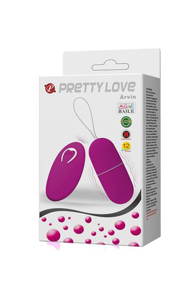 Pretty Love Arvin — Œuf vibrant avec télécommande