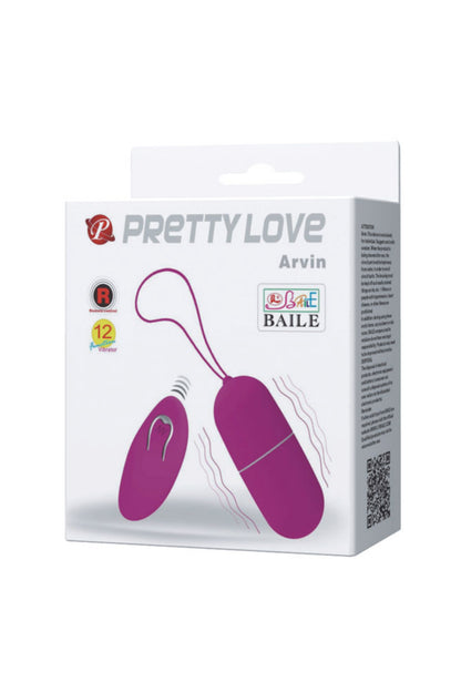 Pretty Love Arvin — Œuf vibrant avec télécommande