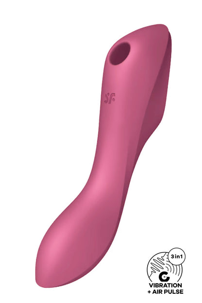 Satisfyer Curvy Trinity 3 — Stimulateur clitoridien air pulsé et vibromasseur
