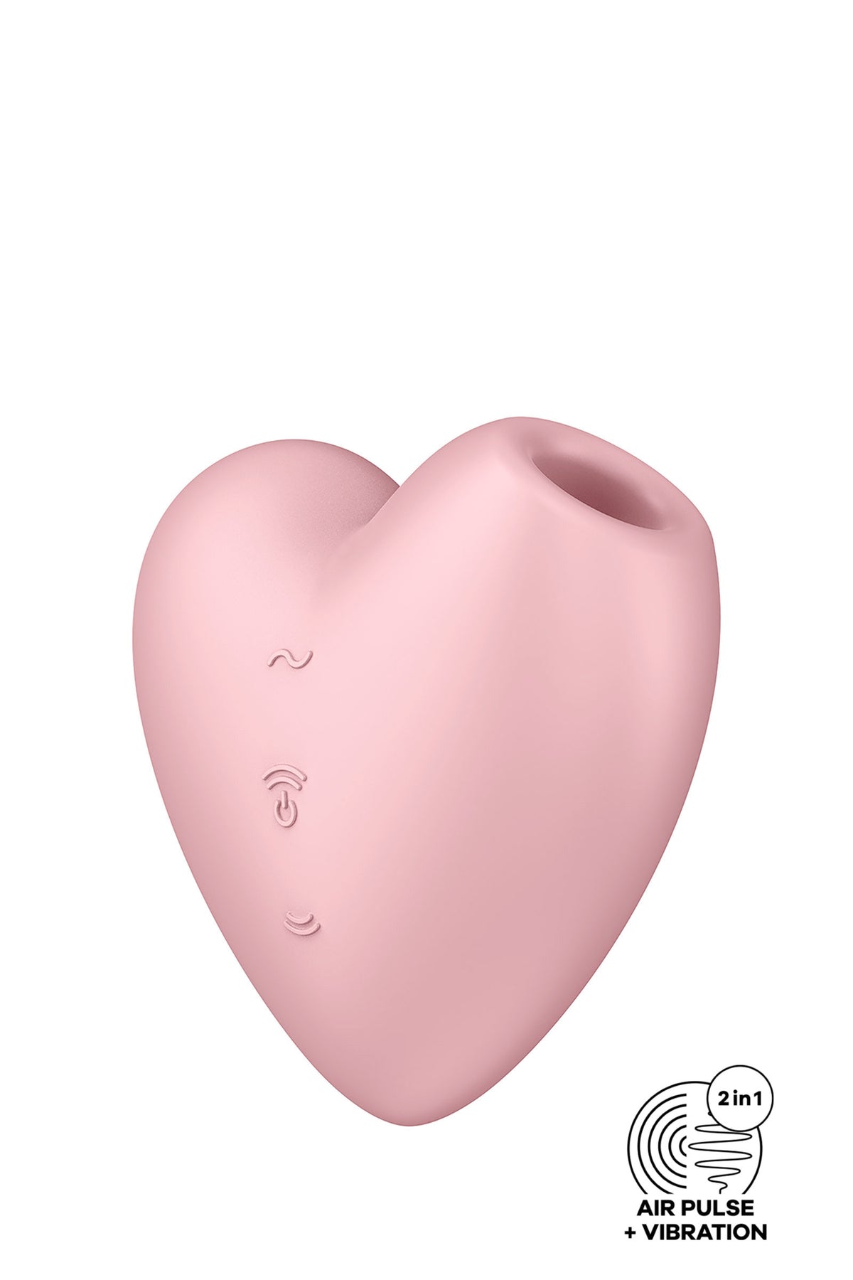 Satisfyer Cutie Heart — Rose – vue 2 | Peau de Satin