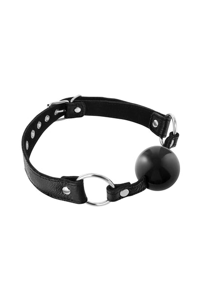 Bâillon boule cuir bovin – Fetish Premium