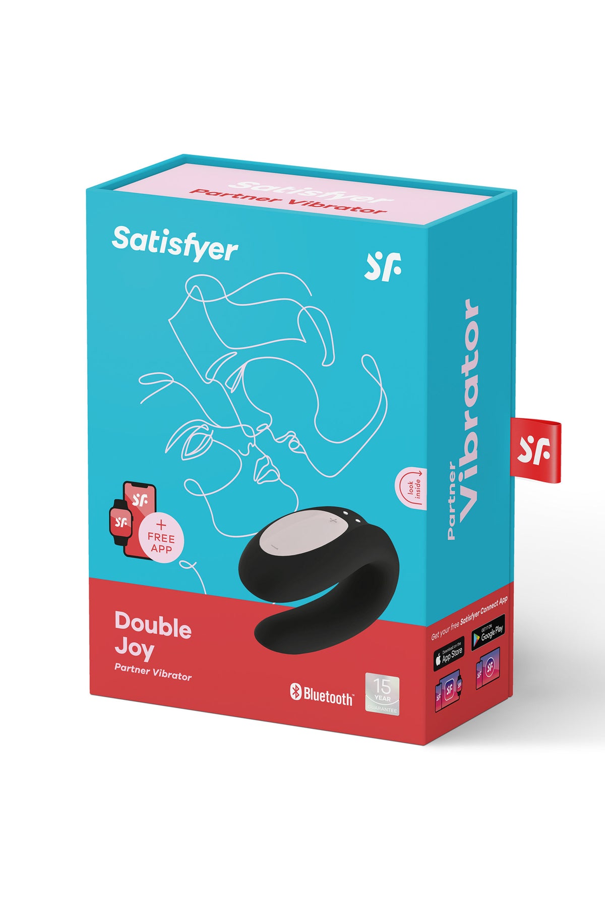 Satisfyer Double Joy — Vibromasseur connecté pour couple