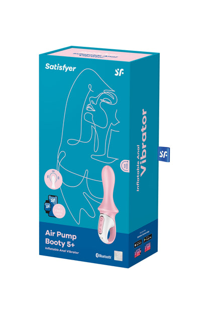 Satisfyer Air Pump Booty 5+ — Vibromasseur anal gonflable et connecté