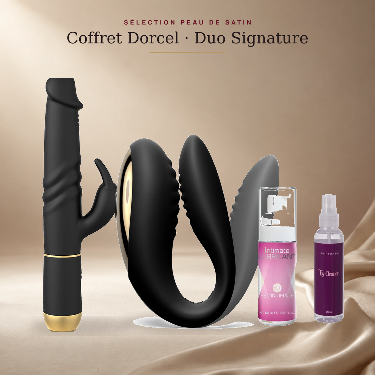 Coffret Dorcel Duo Signature, sélection premium Peau de Satin